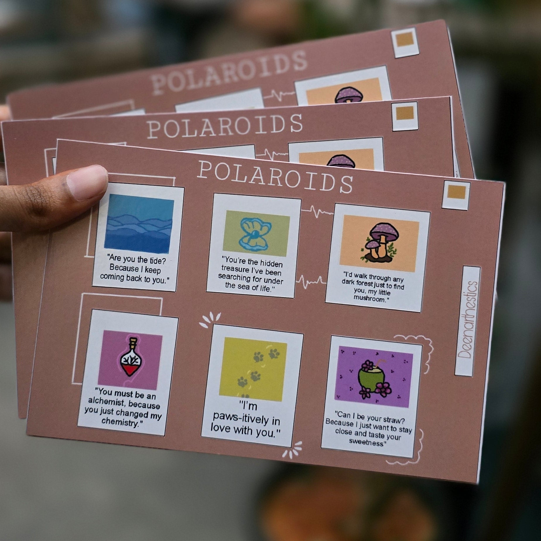 POLAROIDS STICKER SHEET