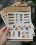 JOURNAL STICKERS SHEET