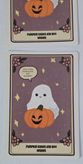 PUMKIN KISSES AND BOO WISHES A5 PRINT