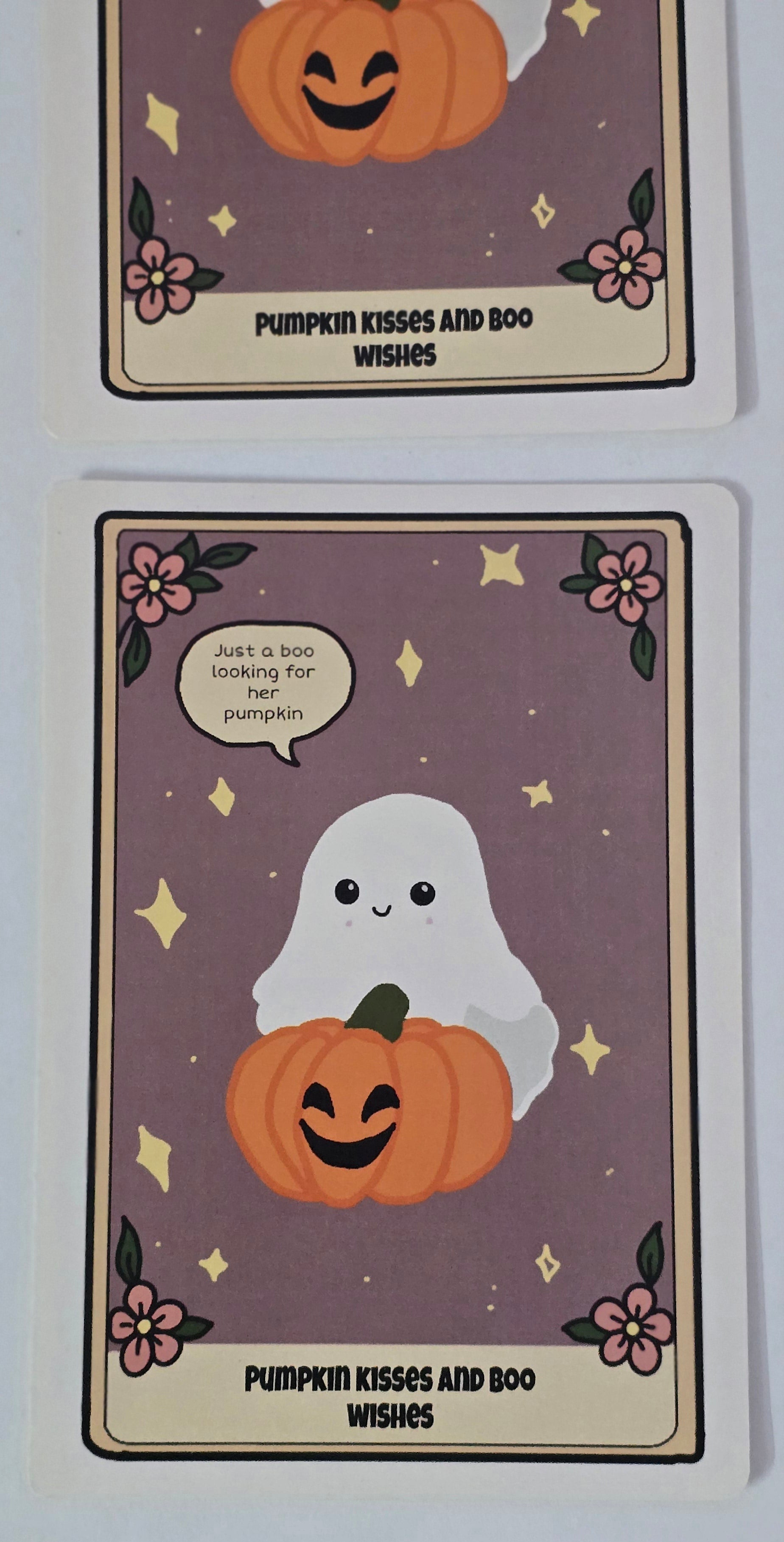 PUMKIN KISSES AND BOO WISHES A5 PRINT