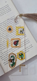 LADYBUG BOOKMARK - BLACK AND GOLD LINER